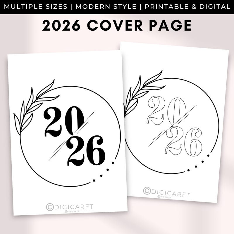 Gratis Bullet Journal.pdf 2026 Bujo Templates - Etsy