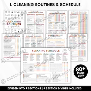 Daily Cleaning Routine
Weekly Cleaning Schedule
Monthly Cleaning Checklist
Quarterly Cleaning Schedule
Yearly Cleaning Schedule
"Daily, Weekly, Monthly, Annually Cleaning Schedule"
Weekend Reset Cleaning Routine
Trash & Recycling Routine
Cleaning Schedule All-in-One
