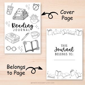 Reading journal printable pages,dotted pre made Bullet journal binder a5,book reading tracker bookshelf reading tracker print,a to z reading challenge template,50,100 books challenge,Monthly reading challenge,Book wishlist,Yearly Reading tracker log