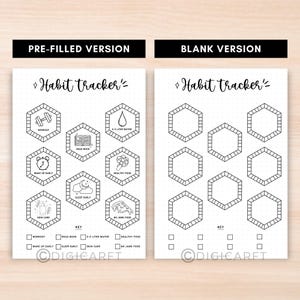 Monthly Habit Tracker Printable,wheel Habit Tracker,healthy Habit