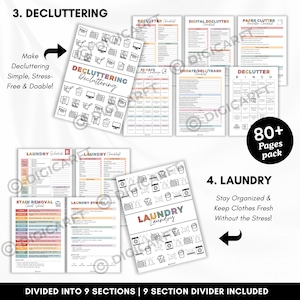 30 Days Declutter Challenge
Declutter Checklist
Digital Declutter Checklist
Paper Clutter Declutter Checklist
Donate/Sell/Trash Checklist
Declutter Bingo
Laundry Schedule
Laundry Checklist
Laundry Symbol Guide
Stain Removal Cheat Sheet