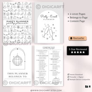 Printable party planning pages for kid,Party planner for ipad,Christmas party,Barbie party, Easter party, Halloween party, Thanksgiving party, Anniversary party, retirement party, New year party, baby shower party, Engagement party, Tea party