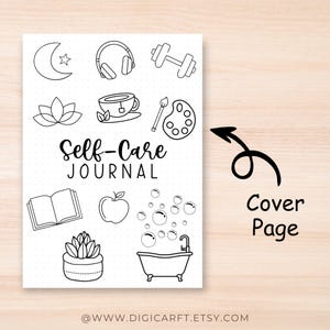 Self-care Journal bundle printable, Bullett journal ideas