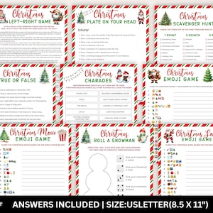 Christmas mega games bundle printable, Christmas party games, Holiday games, Family party games, New year eve games bundle,Christmas trivia games, Christmas song trivia, Christmas movie trivia, Christmas Santa trivia, Can you guess Christmas movie, Guess Christmas Carols, Christmas riddles game,Christmas word Scramble, Christmas think fast game, Christmas finish the phrase game, Christmas around the world, Christmas Scattergoris, Christmas This or that game,What’s your Elf name