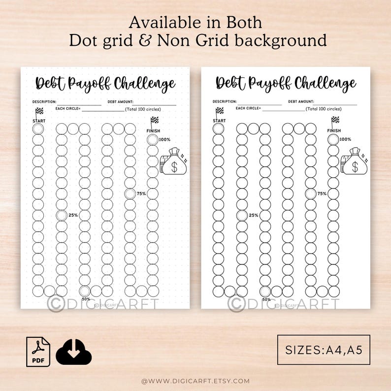 Debt Payoff Challenge Tracker Printable,debt Payment Planner,budget ...