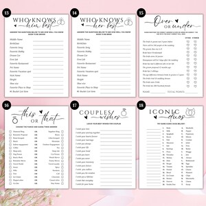 35 Engagement Party Games Bundle Printable,fun Games for Couples ...