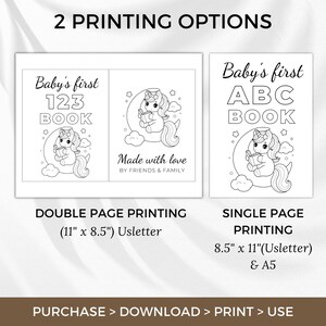 Abc baby shower coloring book printable,Baby's first abc alphabet book,Babyshower abc coloring book,Baby shower activity and games kit kids image 10