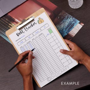 Debt Payoff Tracker Printable,debt Payment Tracker Printable,debt ...