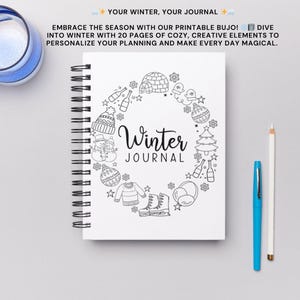 Winter Journal Bundle Printable, Winter Planner Kit,winter Bucket List ...