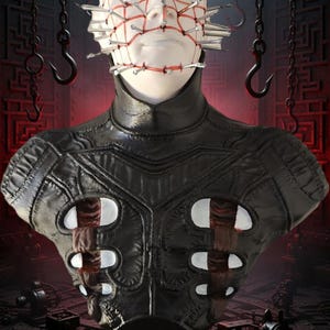 Hellraiser Cenobite Bust: Pinhead, Chatterer, Uncle Frank and Female - Hand Painted 3D Print