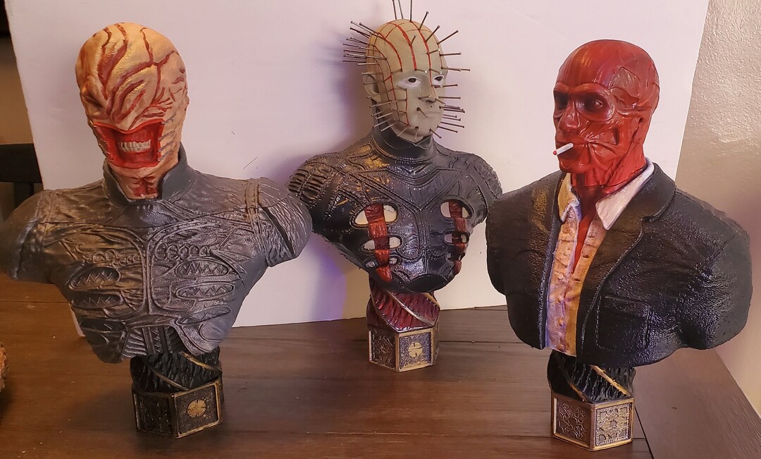 Hellraiser Cenobite Bust: Pinhead, Chatterer, Uncle Frank