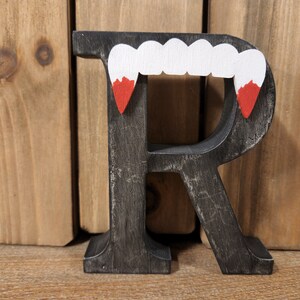 SCARY! Halloween SCARY Sign With Free Standing Wood Letters for Fall ...