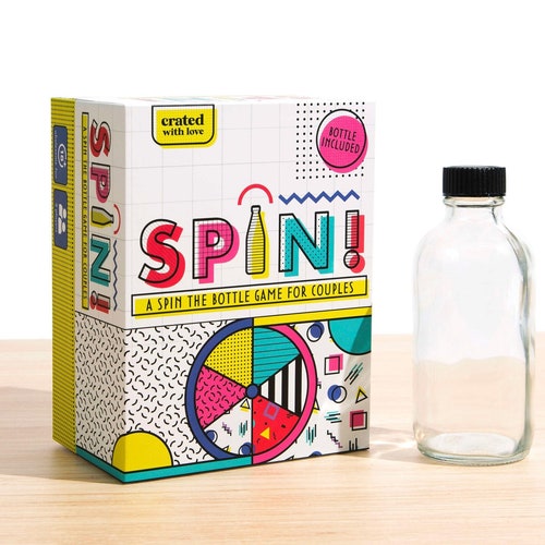 SPIN the Spin the Bottle Card Game for Couples Etsy