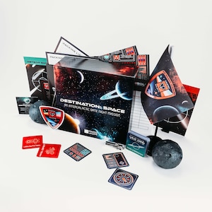 Space-Themed Date Night Box Destination: Space Challenge, Valentines Day, Bridal Shower Anniversary Present, Adventure Game for Couples image 5