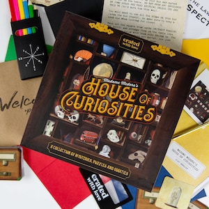 Escape Room Mystery Game Puzzles, Mystery, Crime Solving Kit, Date Night Box, Activities, Cabinet of Curiosities, families, Couples image 1