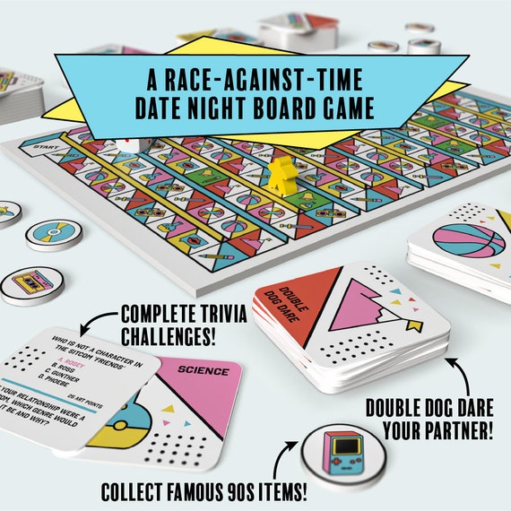 60 Couples Games Date Night Ideas & 2 Date Night Dice, Date Night cards Box  f