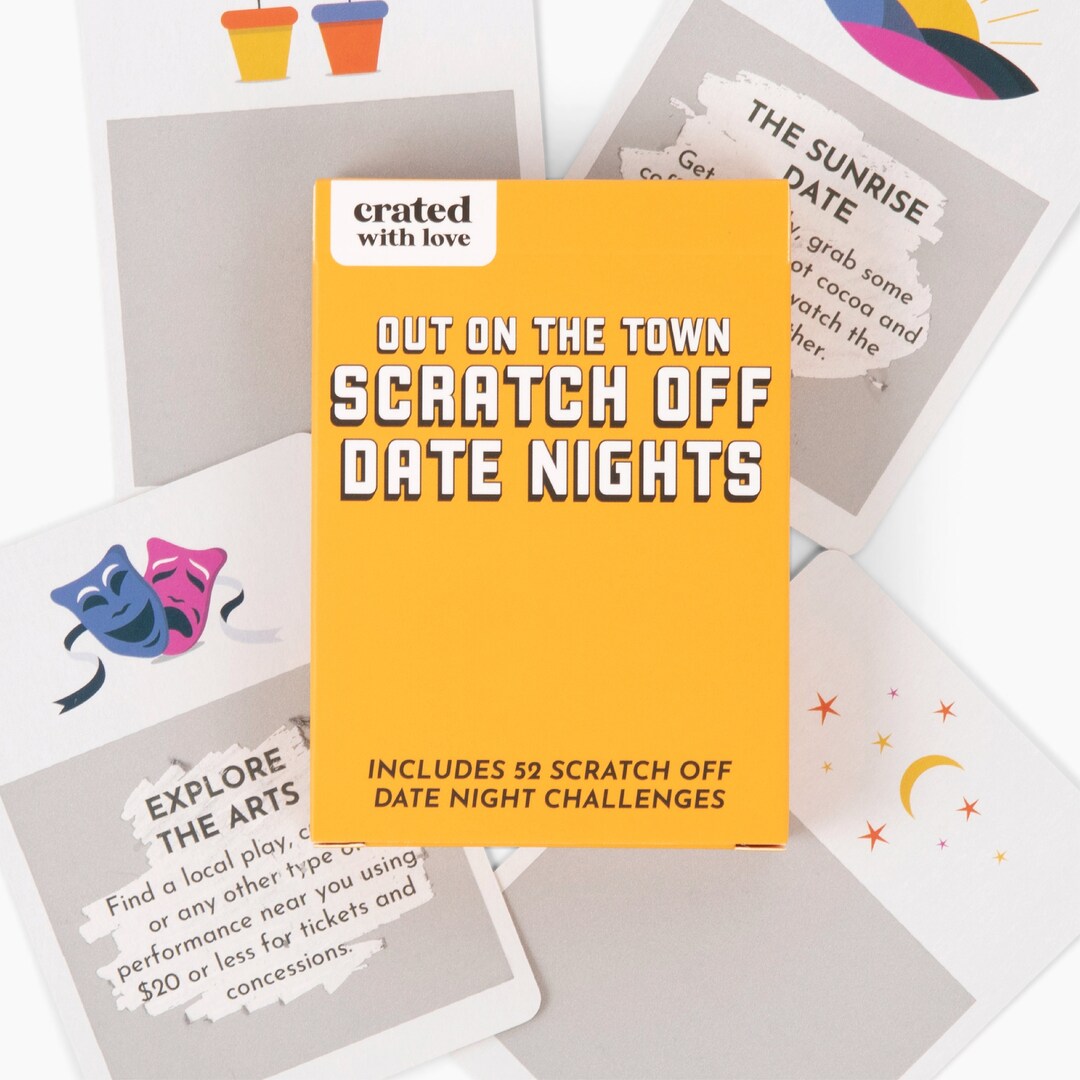 Scratch off Date Night Idea Adventure Card Deck for Couples - Etsy