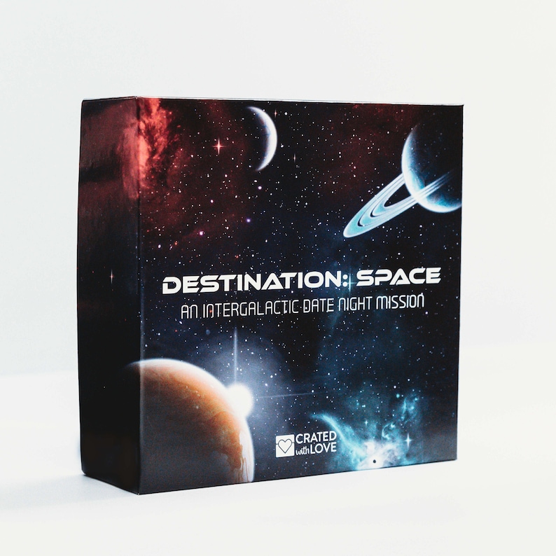 Space-Themed Date Night Box Destination: Space Challenge, Valentines Day, Bridal Shower Anniversary Present, Adventure Game for Couples image 6