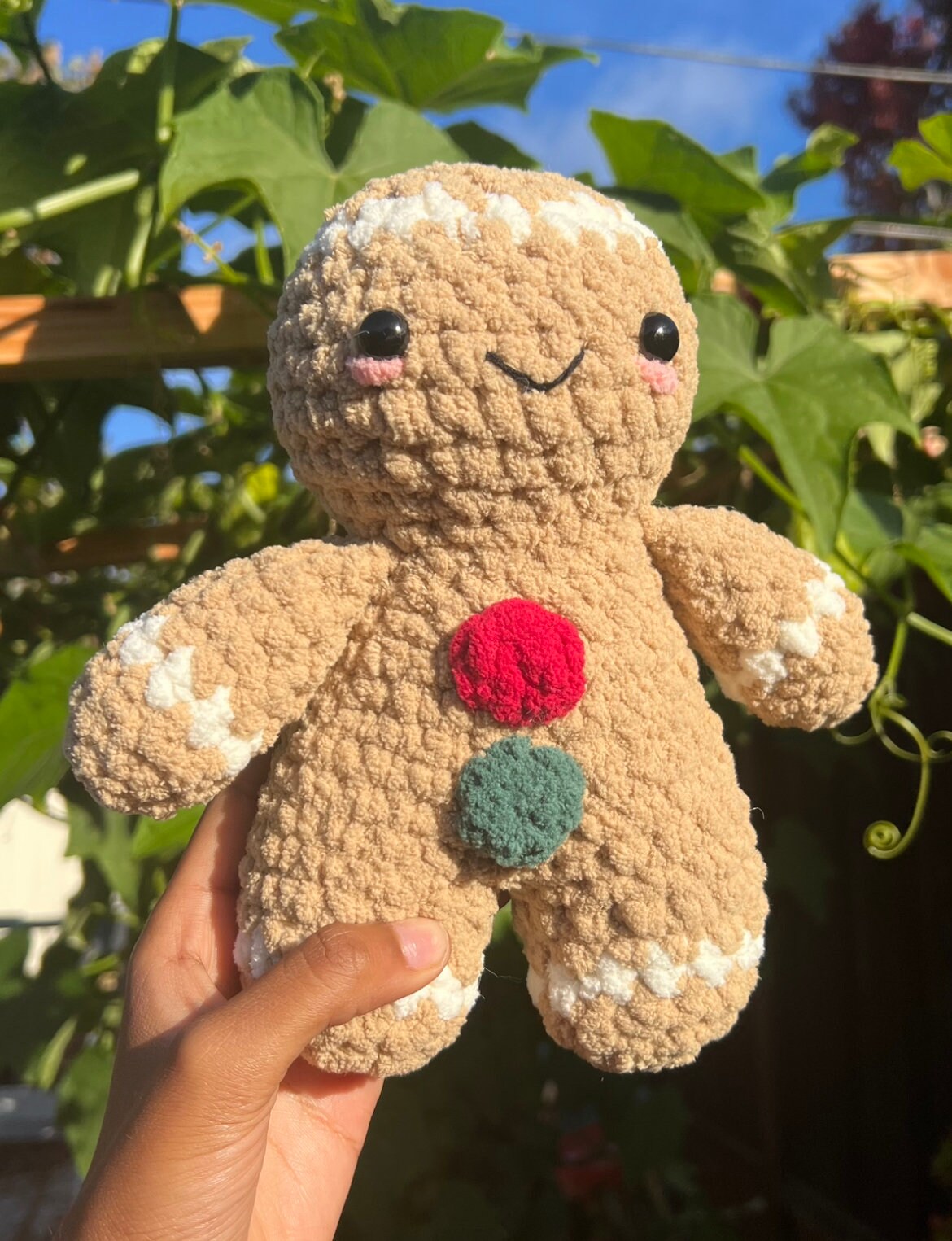 Crochet Gingerbread Man PDF Pattern - Etsy