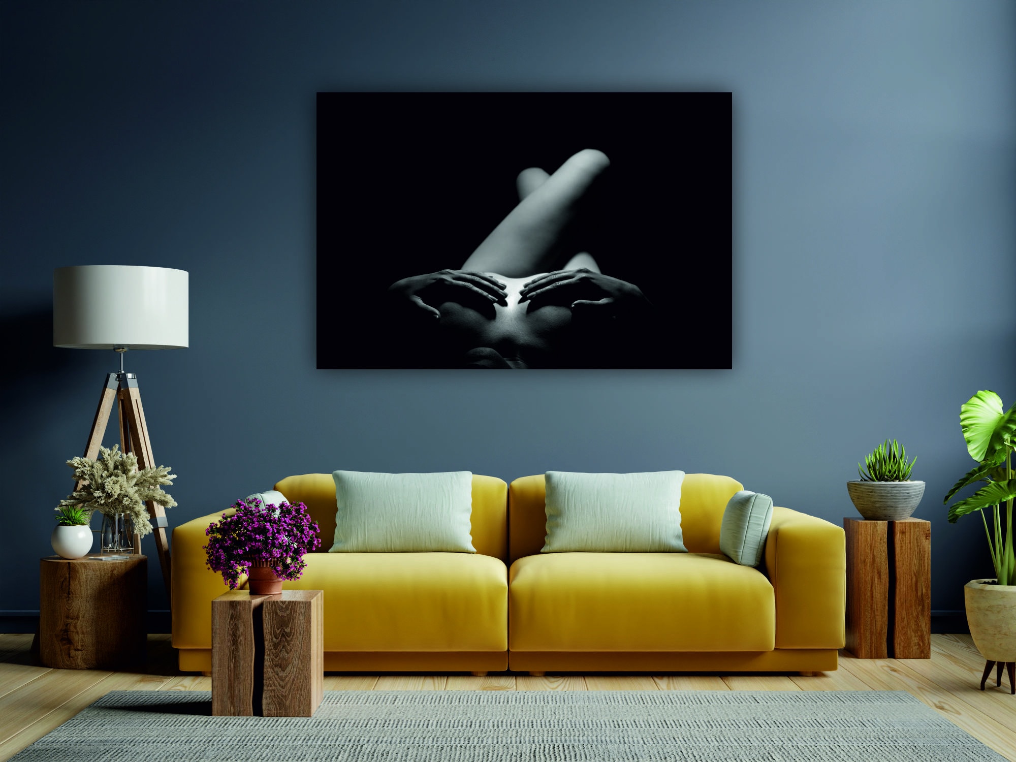 Erotique Woman Wall Decor Sexy Woman Erotic Canvas Wall Etsy