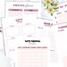 Home Organization Printables, PDF, 2 Colors pink Beige, Downloadable ...