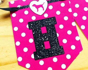 VS Pink Polka Dot Banner