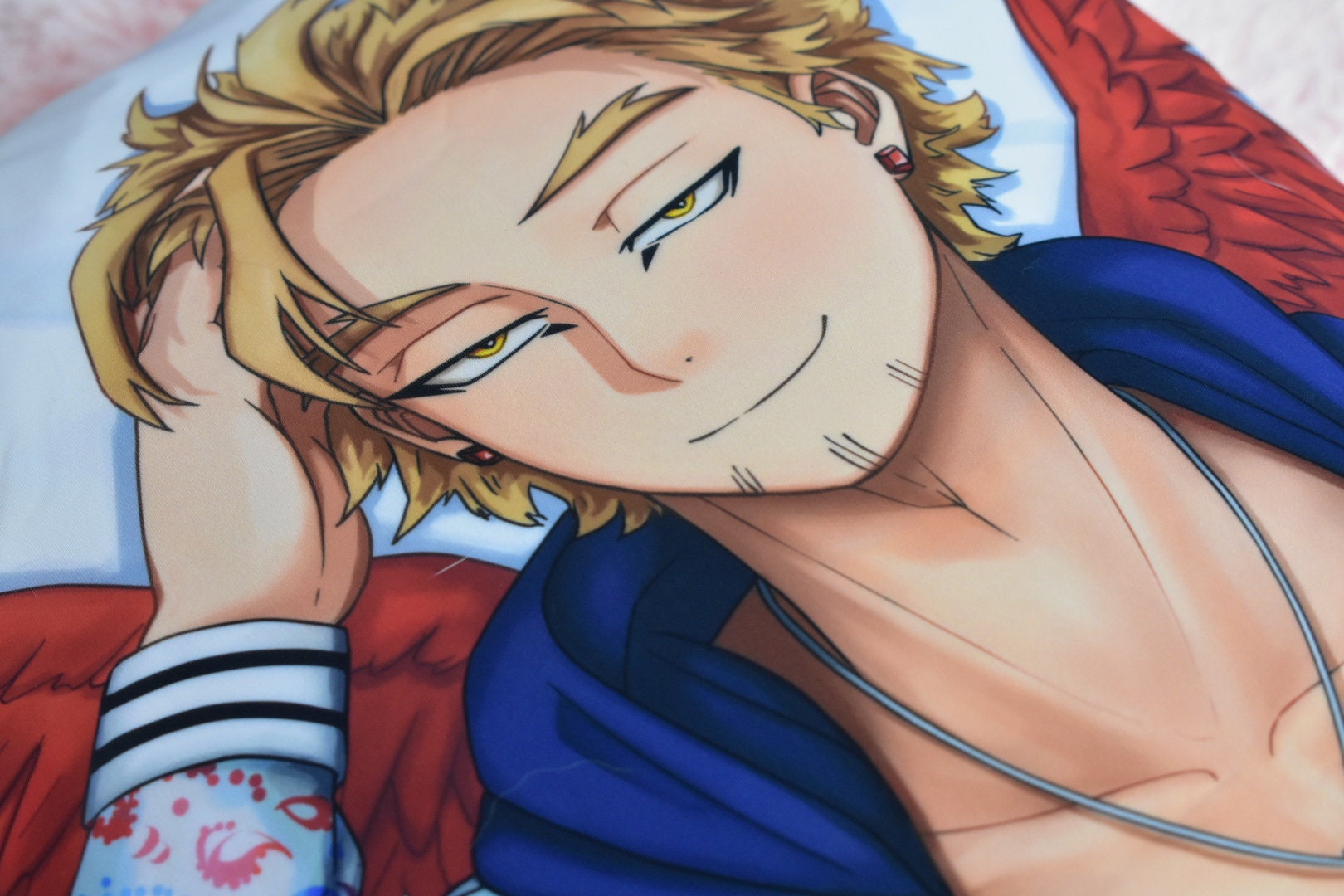 Hawks My Hero Academia Keigo Takami Body Pillow Dakimakura Etsy