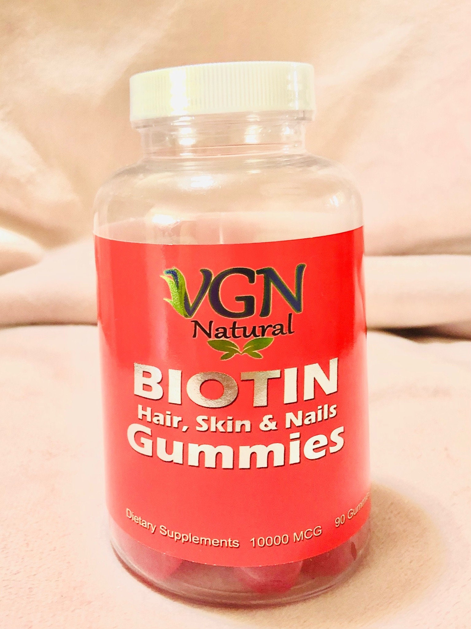 Biotin Hair Skin and Nails Gummies Etsy