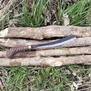 Cuchillo de Bushcraft: acero SUP9a, mango de HDPE, herramienta de corte para exteriores