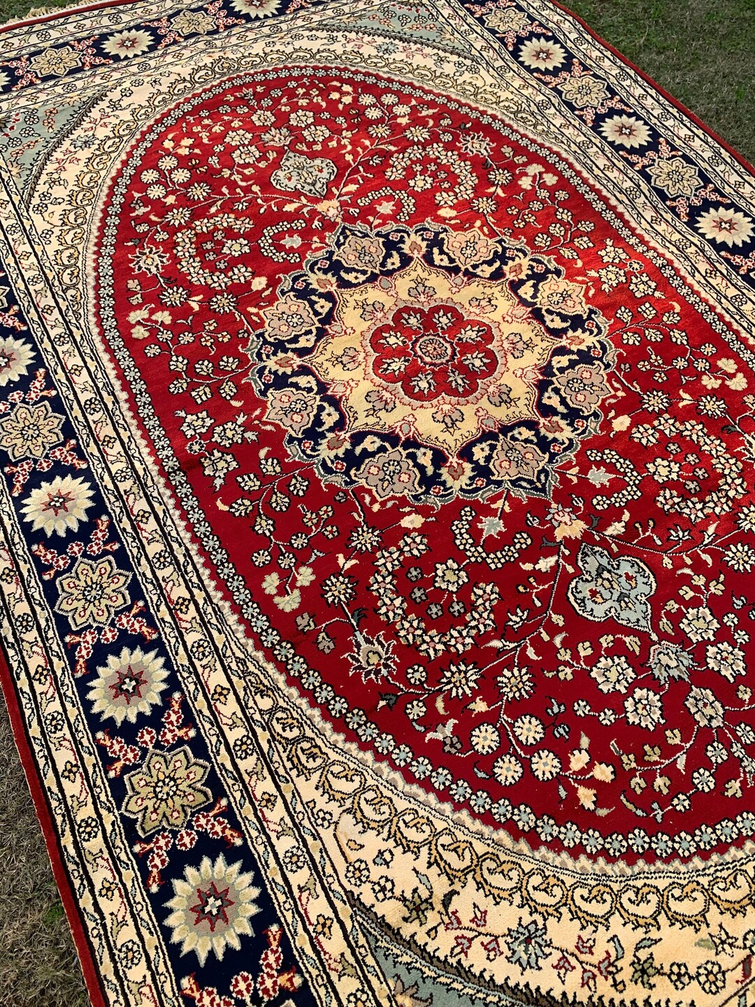 Traditional 5x8ft. Silk Hereke Rug Handknotted Vintage Etsy