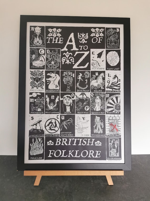 A to Z of British Folklore  A1 or A2  Print