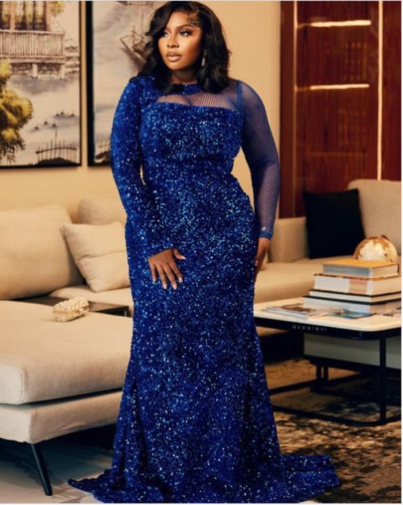 plus size sparkling dress