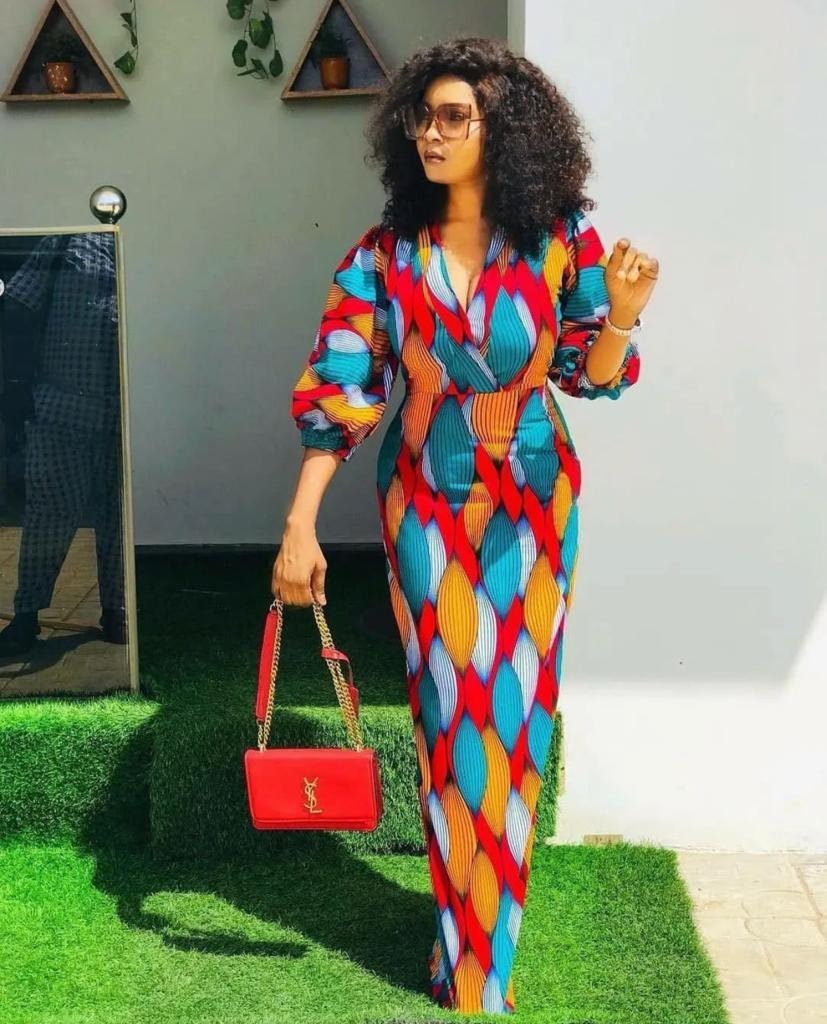 Ankara Straight Gown - Etsy