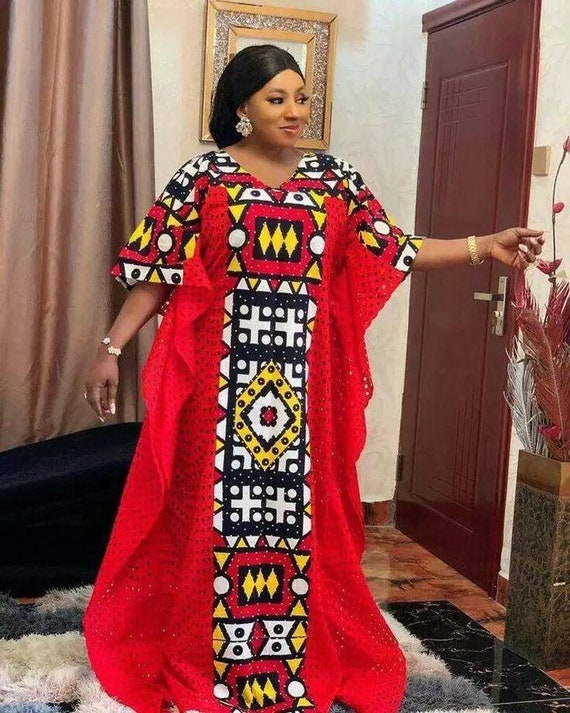 Ankara African Dresses Women | Ankara Dress Embroidery | Kaftan Africa  Clothing - 2023 - Aliexpress