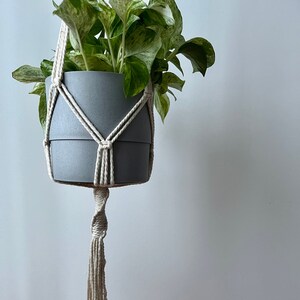 Macrame Plant Hangers Handmade Cotton Indoor Large Plant Holder Hanging Planter