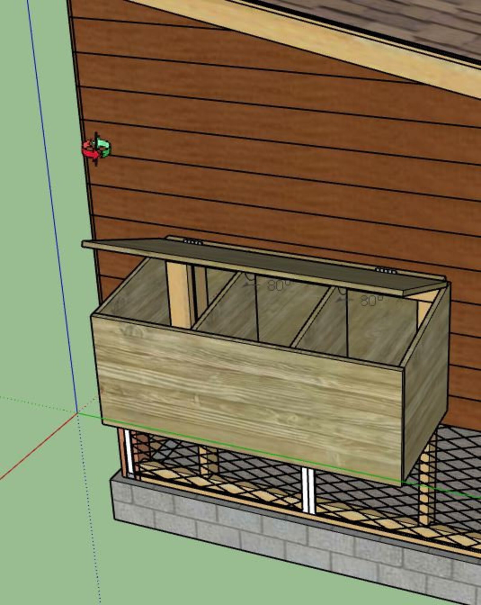 Sketchup Chicken Coop Plans 8'x6' PDF Instant and Sketchup File Download Etsy
