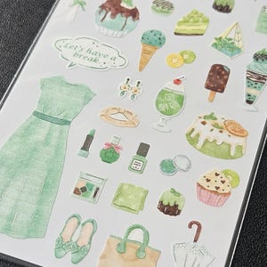 Stickers-Made in Japan / Cute stickers / Japanese stickers / Journal stickers / Paper stickers / Kawaii stickers / Decorative stickers