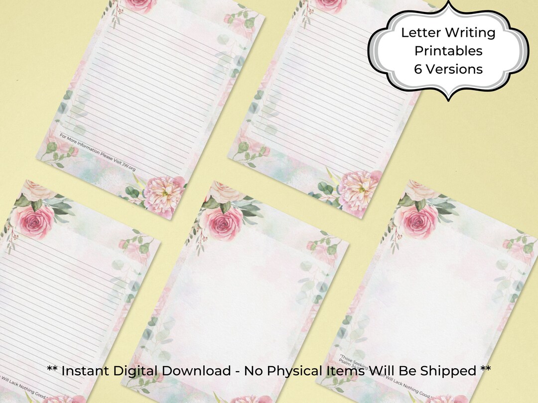 JW Stationary Download Jw Stationary Letter Writing JW Writing