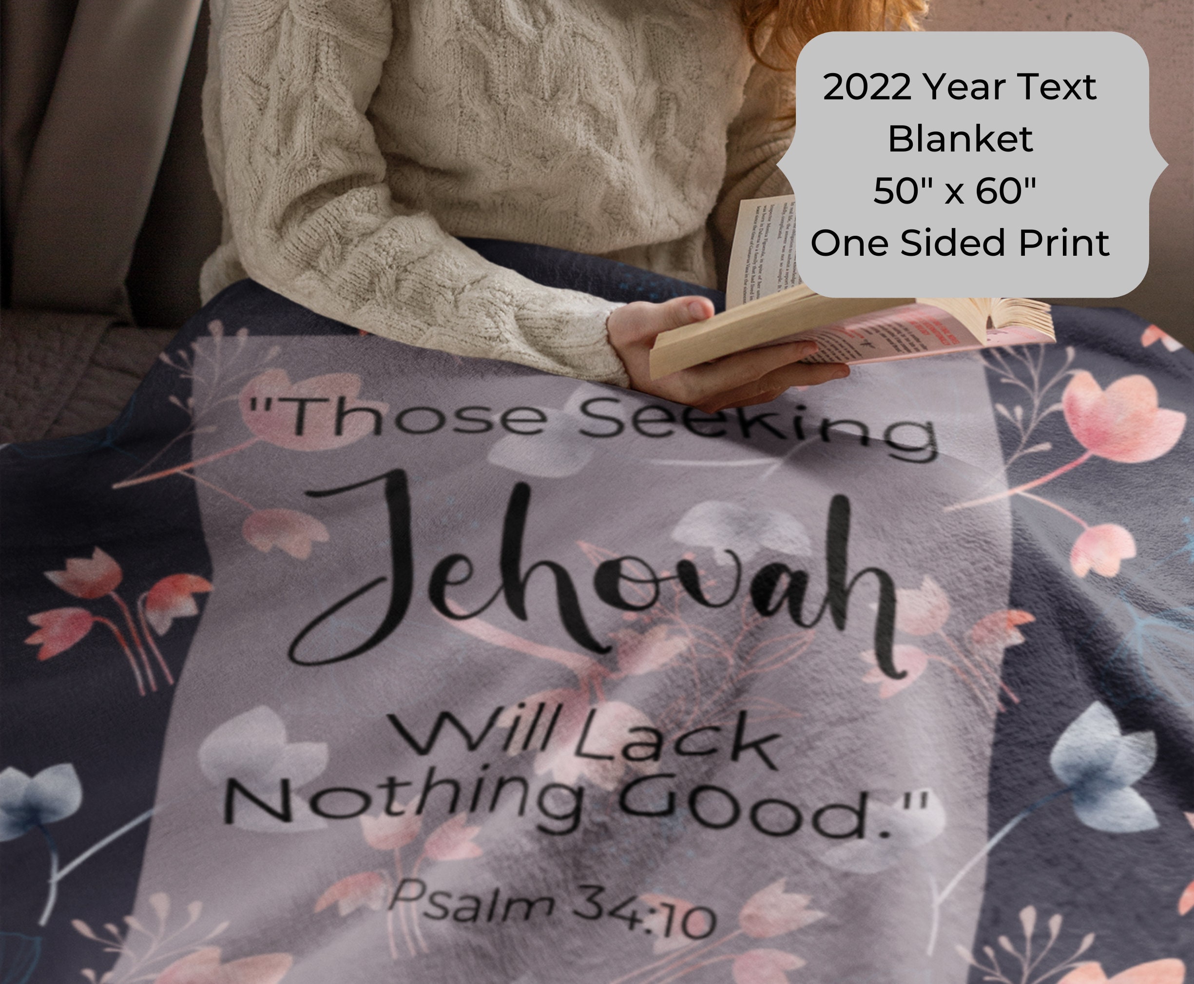 JW Gifts Jw Pioneer School Jw Pioneer Gifts JW 2022 Year Text Blanket