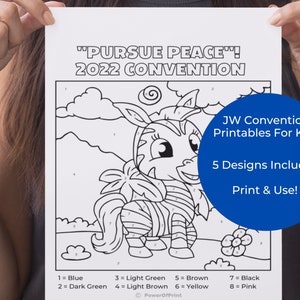 JW Kids Coloring - JW Convention Kids Coloring - JW Kids Activity - Jw ...