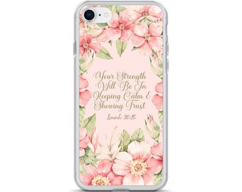 Jw Phone Case - Jw Pioneer Gifts - Jw iPhone Case - Jw Regular Pioneer Gifts - Isaiah 30 15 - Jw Baptism Gift - Jw Encouragement Gifts
