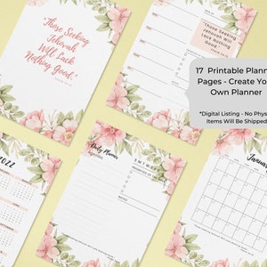 Agenda JW - Stampabili JW – Organizzatore JW - Testo anno JW 2022 - A coloro che cercano Geova non mancherà nulla di buono - 6" x 9" e 5,5 x 8,5"