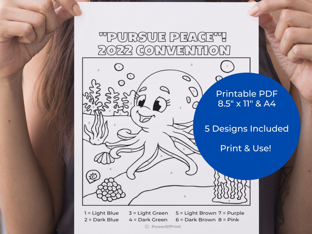 JW Kids Coloring - JW Convention Kids Coloring - JW Kids Activity - Jw ...