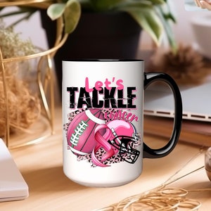 Breast Cancer Survivor Mug Breast Cancer Awareness for Breast Cancer Month Lets Tackle Cancer Cup Cancer Awareness Month No One Fights Alone