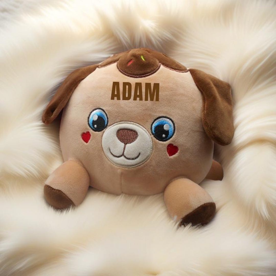 Valentine Puppy Gift, Personalized Puppy Plush, Personalized Gift, Gift ...