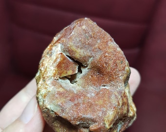 Chrome Chalcedony Druzy Chrysoprase | Rich Red | Intense Druzy Shine | Metaphysical Healing Stone