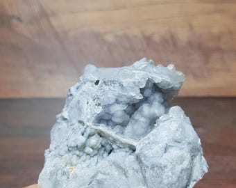 Raw Light Blue Botryoidal Chalcedony | Healing Crystal (133 gr)