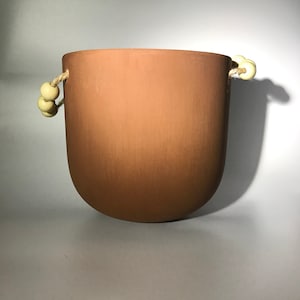Makramee Übertopf/ Coco Schale.