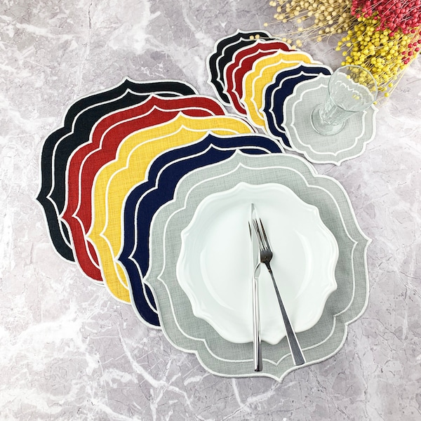 Applique Placemats Etsy