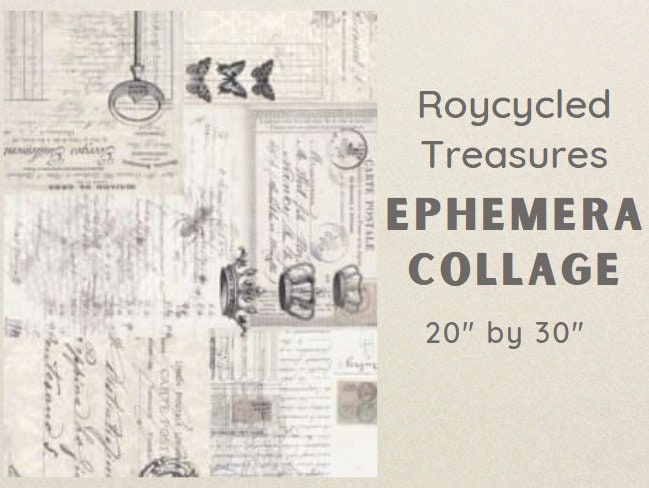 Ephemera Collage – Roycycled Treasures